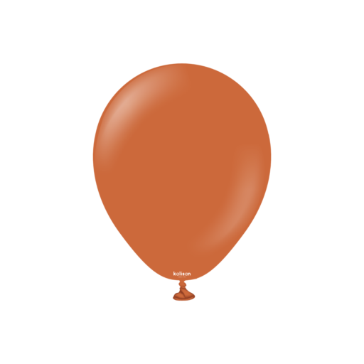 Balon Retro Rust orange 5"