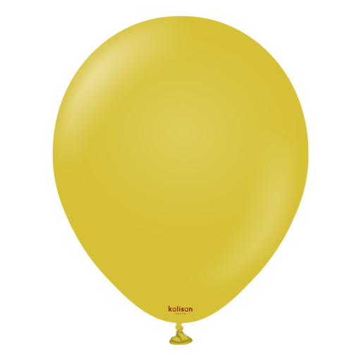 Balon Retro Mustard 12"