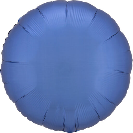 Azure silk balon u obliku kruga