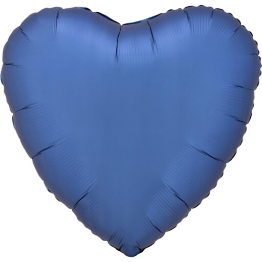 Azure silk balon u obliku srca