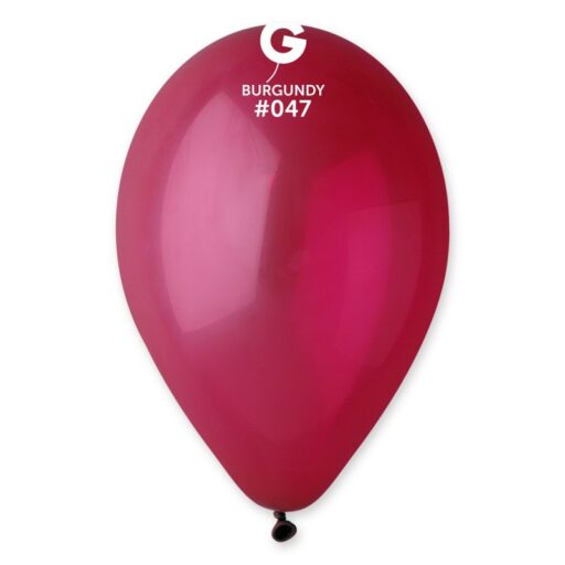 Lateks balon u bordo boji  10"