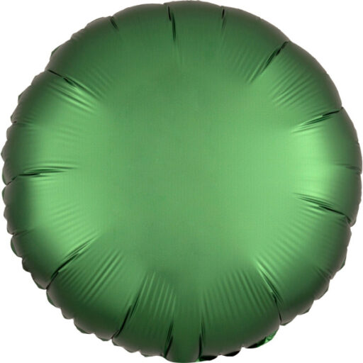 Emerald silk balon u obliku kruga