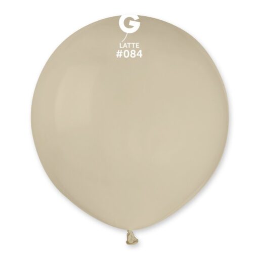 Lateks balon u latte boji 19"