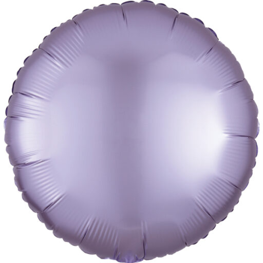 Lilac silk balon u obliku kruga