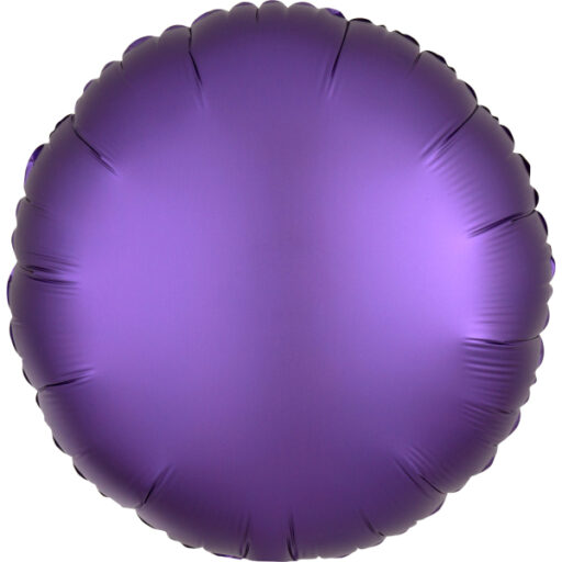 Purple silk balon u obliku kruga