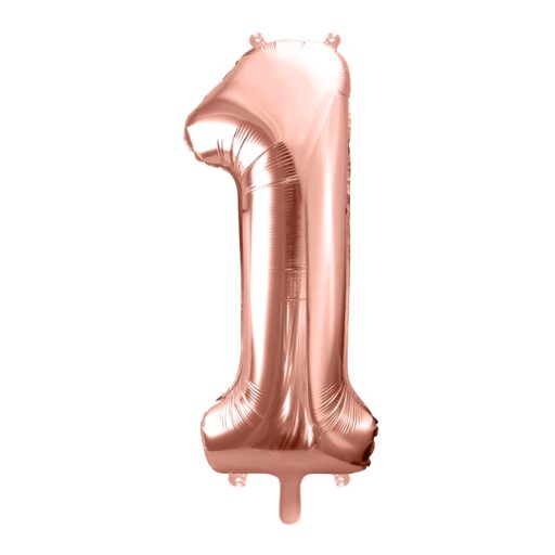 Rose gold veći balon broj 1