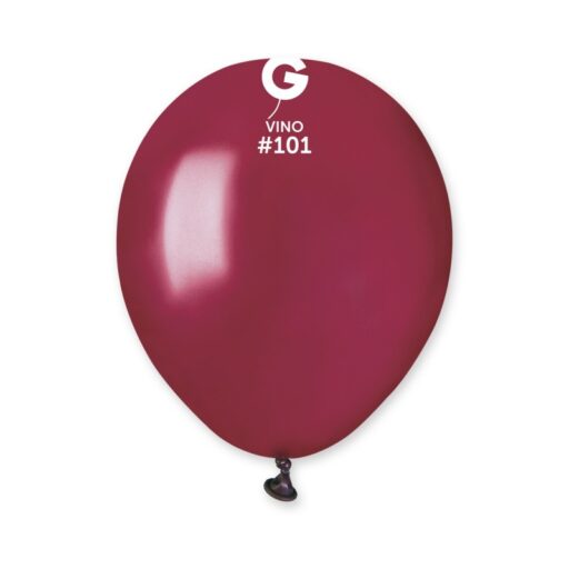 Lateks balon u vino bordo boji 5"