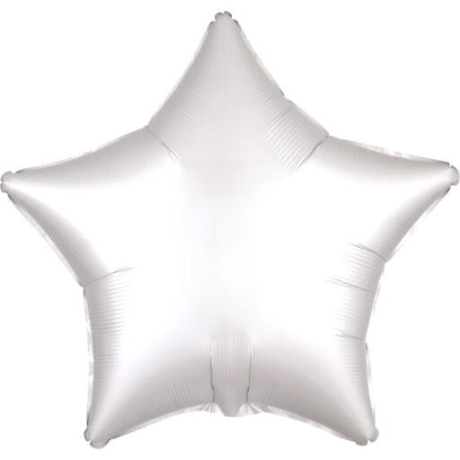 White silk balon u obliku zvijezde