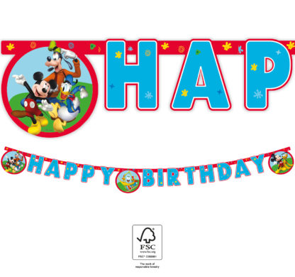 Mickey Mouse  "Happy Birthday" baner