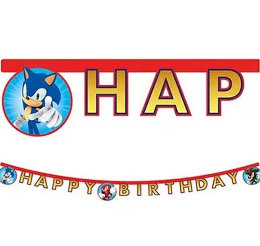 Sonic Speed "Happy Birthday" baner