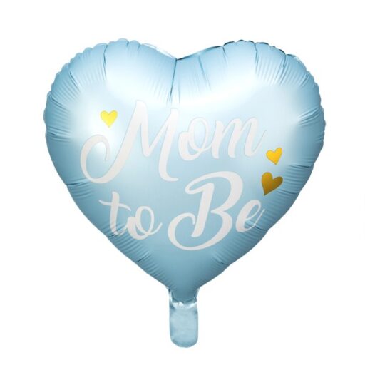 Balon Mom to be plavi